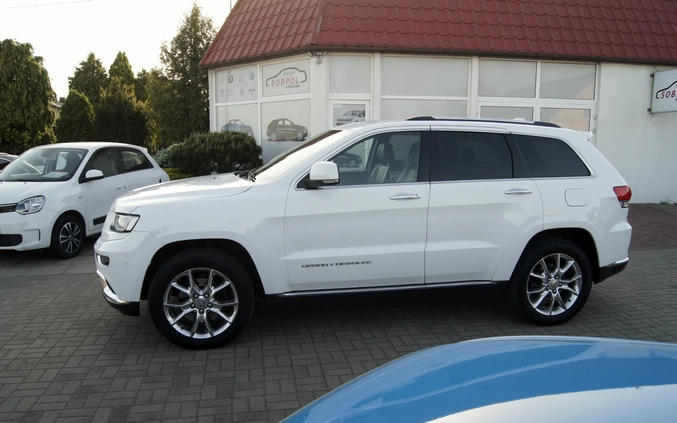 Jeep Grand Cherokee cena 129150 przebieg: 128104, rok produkcji 2016 z Chocianów małe 781
